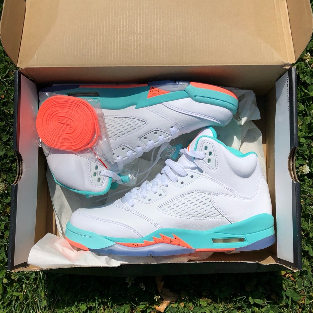 Air Jordan 5 Retro GS Light Aqua